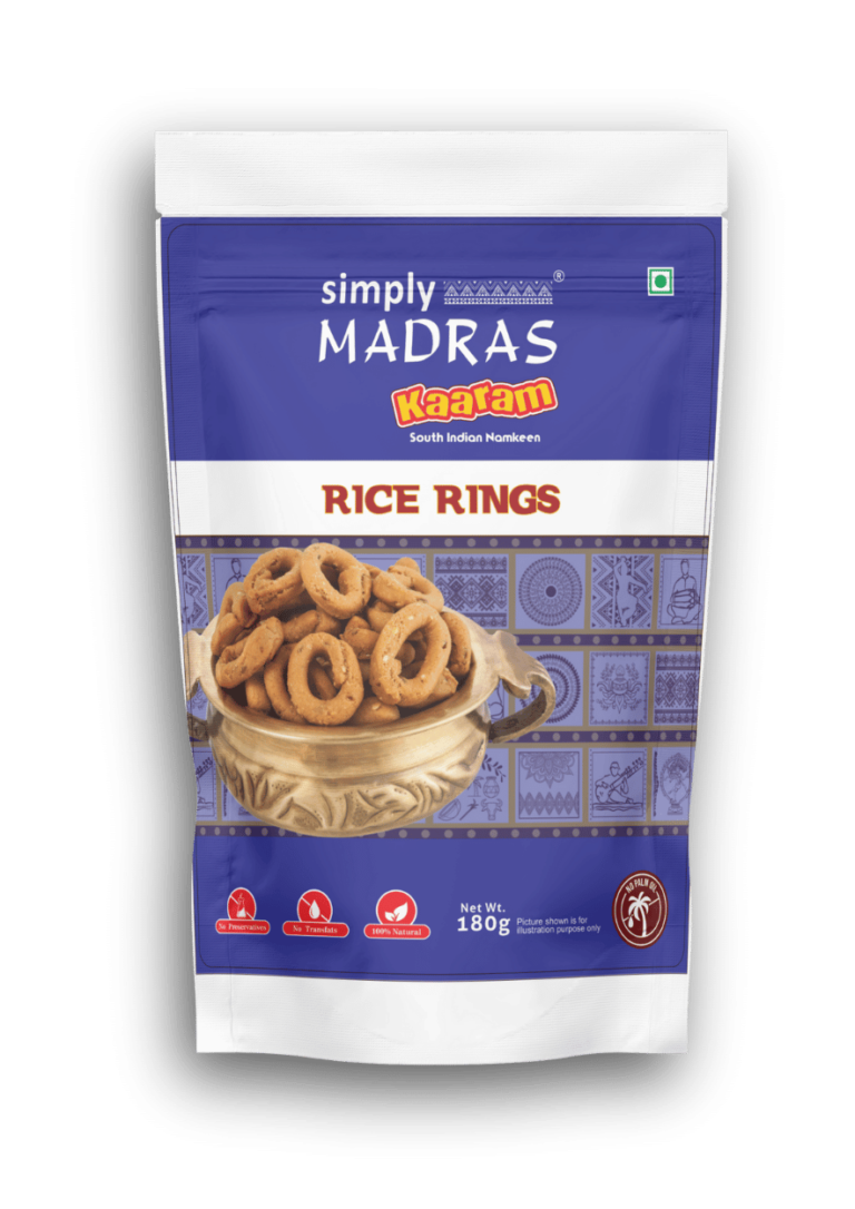Kaaram Rice Rings Snacks Simply Madras